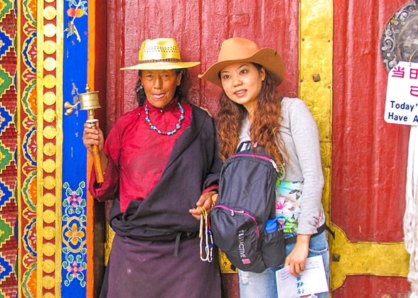 Tibetan in Ganden Monastery