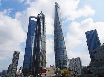 Iconic buildings in Pudong New Area