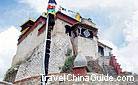 Yumbu Lakang is now a Buddhist temple after its extending.