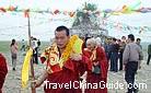 Herdsman, lamas and common mongolians in Inner Mongolia sacrifice at the Aobao at least once a year to thank the gods.