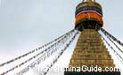 Can you see eyes on the grand shrine? They are the Buddha''s eyes, which is said by local people can see everything happens in this world - Kathmandu