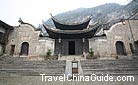 The main hall of the Tianhou Temple, which is dedicated to Mazu, the legendary sea goddess, Guizhou.