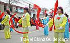 The Yangko (Yangge) Dance performance at the Spring Festival