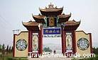 The temple gate of the Fengdu Ghost City