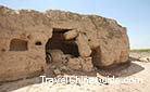 Damaged Great Wall of Ming Dynasty in Shandan County, Gansu