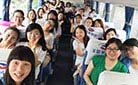 Our Staff on the Way to Yangling Mausoleum of Han Dynasty