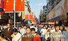 Crowded Nanjing Road on the National Day Holiday