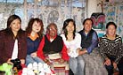 A local Tibetan family visit in Lhasa - Staff training in 2006