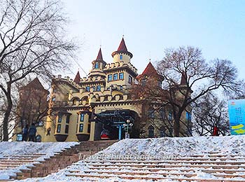 A Church in Harbin After Snow