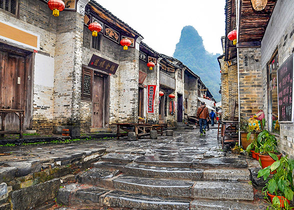 Alley in Xingping Town