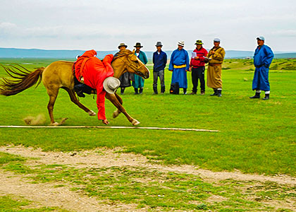 Horse Racing in Mongolia