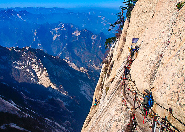 Steep Passage of Mt. Huashan