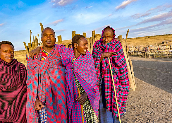 Masai Mara People in Kenya