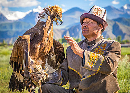 Golden Eagle in Bokonbayevo