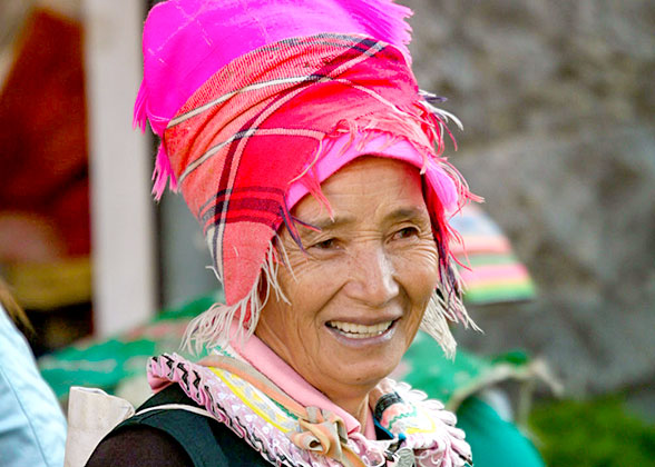 Local People in Lijiang Old Town