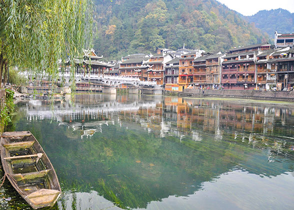 Ancinet buildings in Zhangjiajie